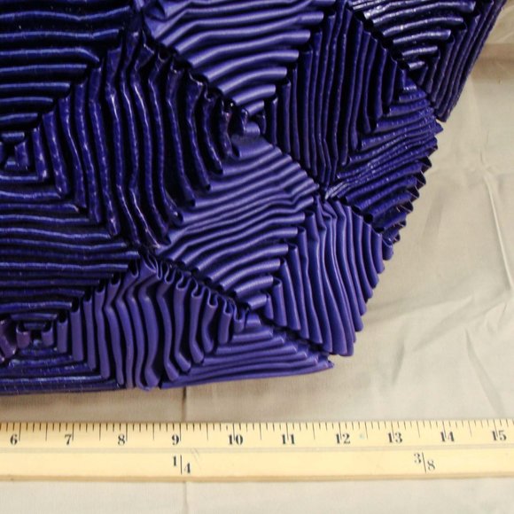 BOTTEGA VENETA 925 SILVER PLAQUE LE 144/150 PURPLE VORAZIONE FATTA TOTE BAG - Picture 13 of 16